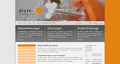 Desktop Screenshot of distex.de
